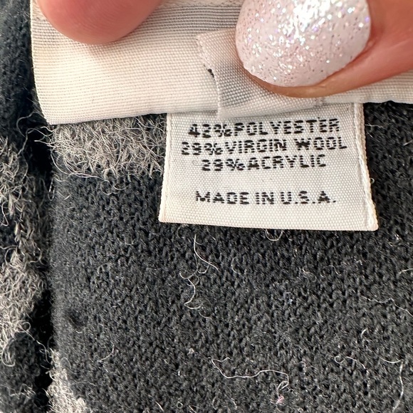 Bryn Walker Wool Blend Lagenlook Oversized Wrap Cardigan Coat Jacket Size Medium - Picture 6 of 6